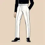 cream-colored trousers image